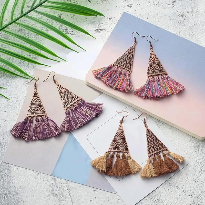 Barbados Tassel Earrings