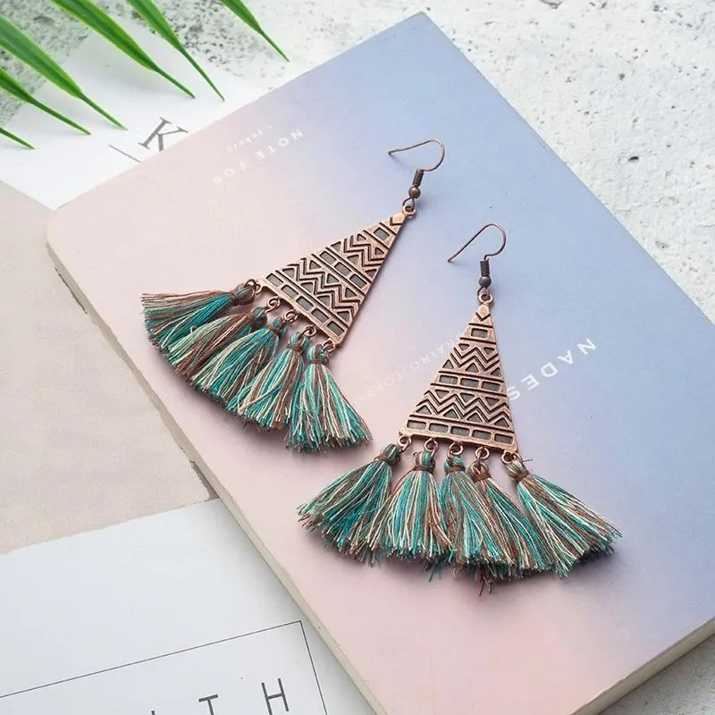 Barbados Tassel Earrings