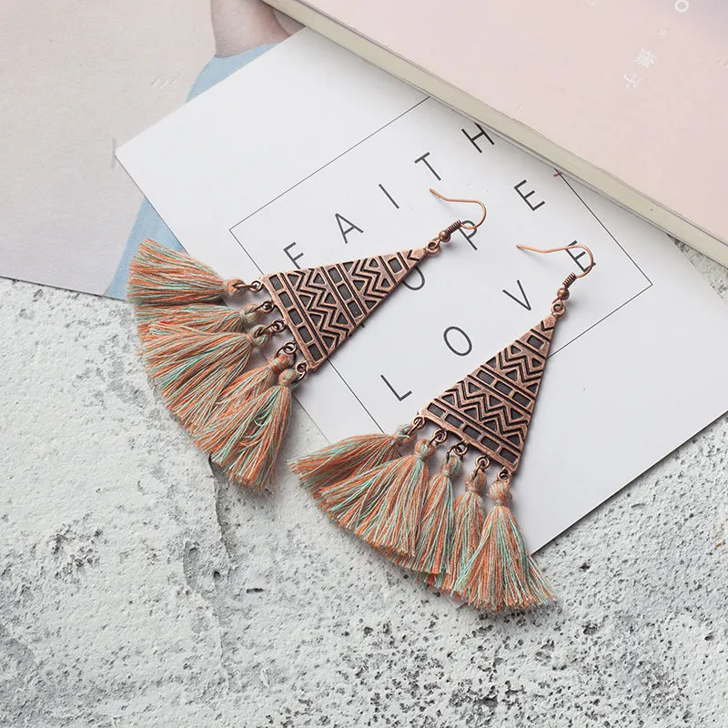 Barbados Tassel Earrings