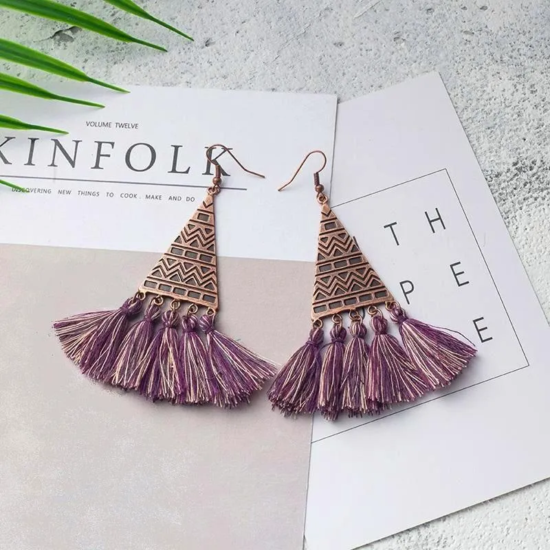Barbados Tassel Earrings