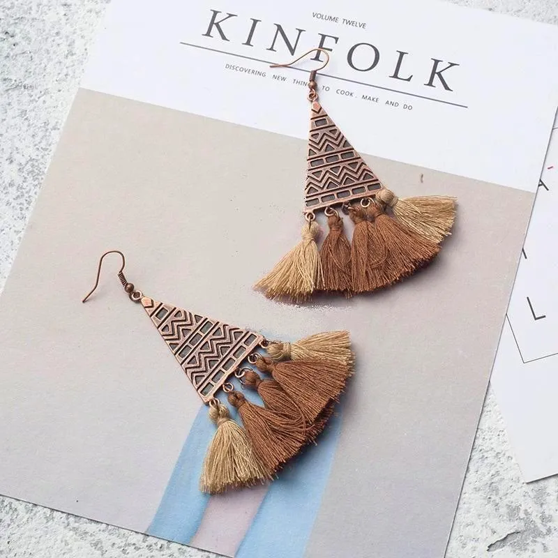 Barbados Tassel Earrings