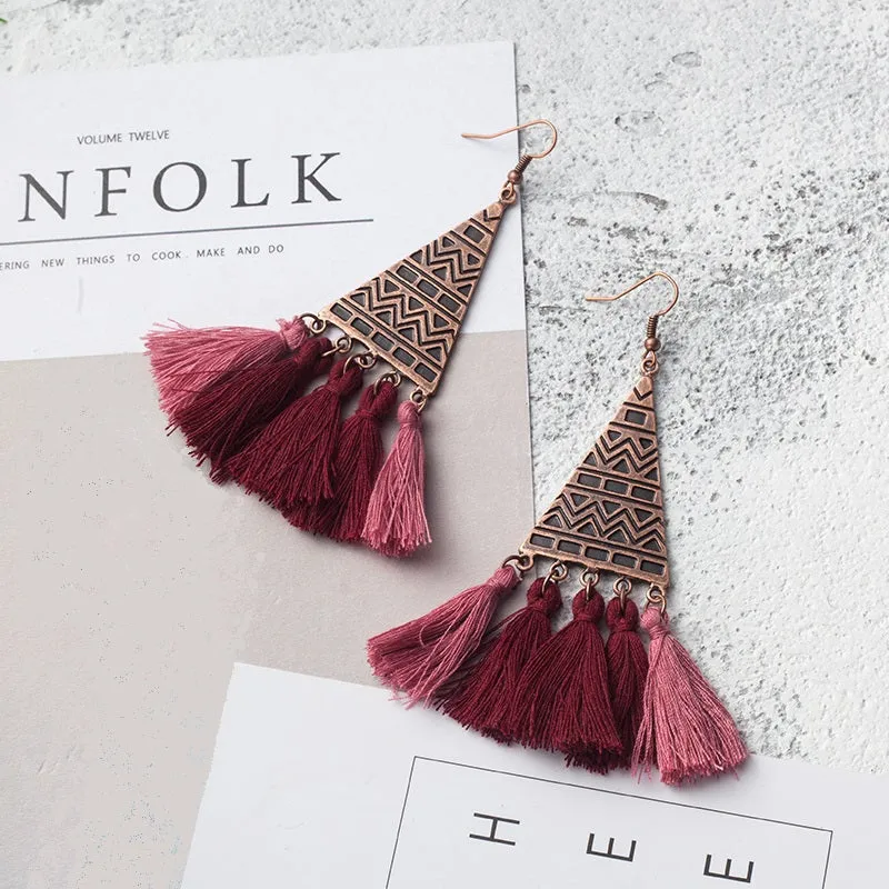 Barbados Tassel Earrings