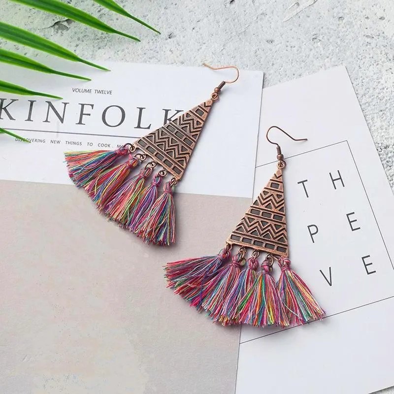 Barbados Tassel Earrings