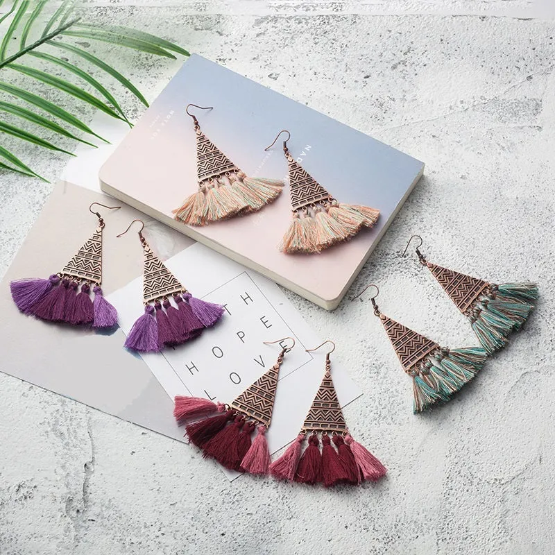 Barbados Tassel Earrings
