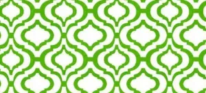 bargello grass green printed cloth napkin rings