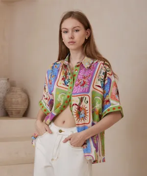 BE MY DRAGON BUTTON UP SHIRT