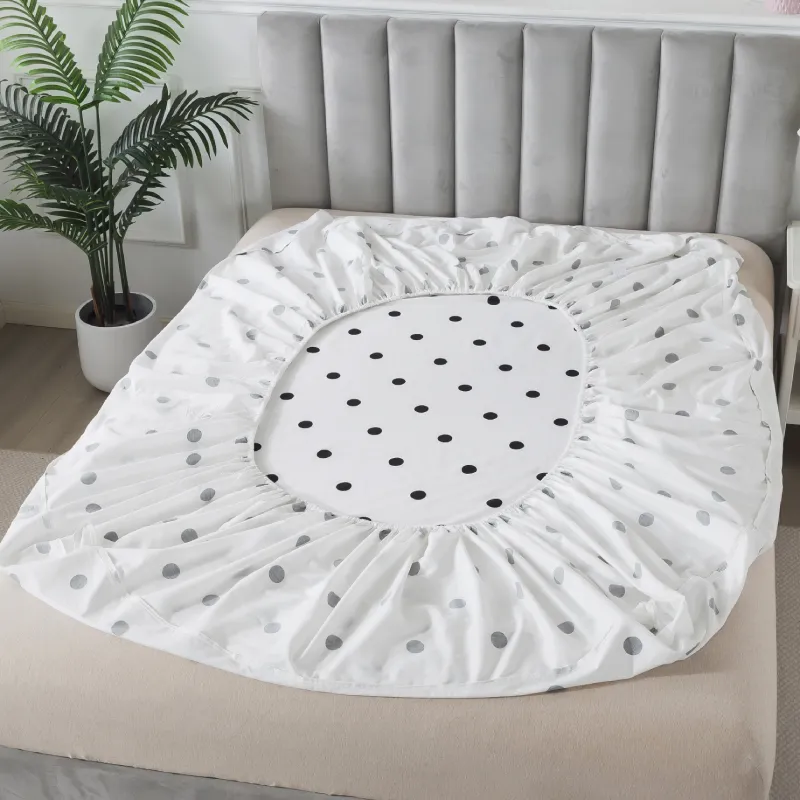 Bedding Sheet Set-Black Circle
