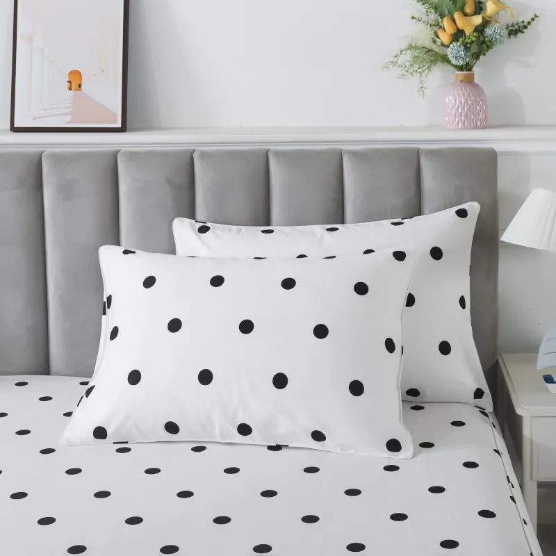 Bedding Sheet Set-Black Circle