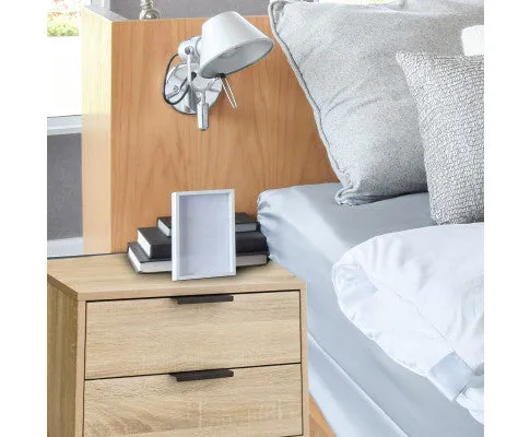 Bedside Table Paddington Drawers Nightstand Unit Cabinet Storage