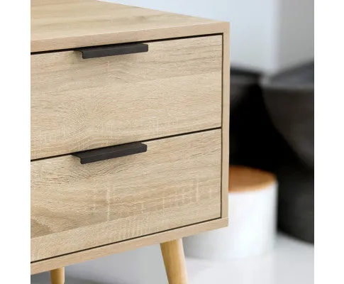 Bedside Table Paddington Drawers Nightstand Unit Cabinet Storage