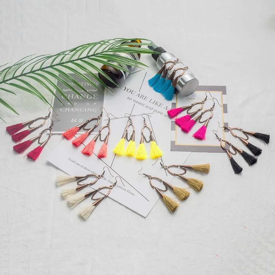 Belize Tassel Earrings