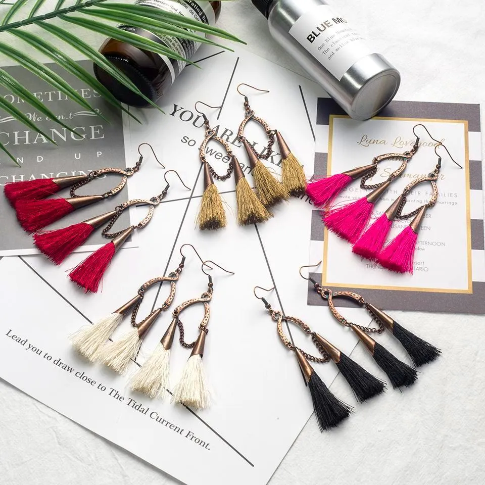 Belize Tassel Earrings