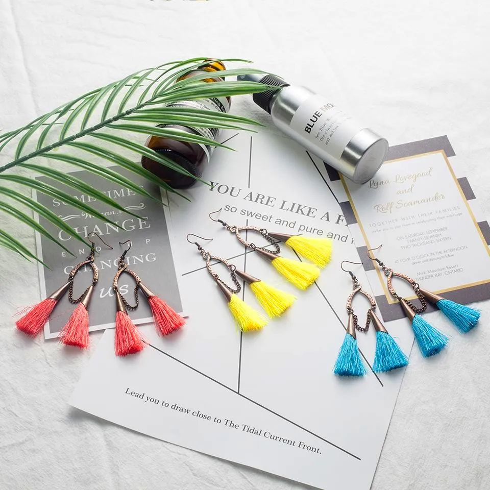 Belize Tassel Earrings