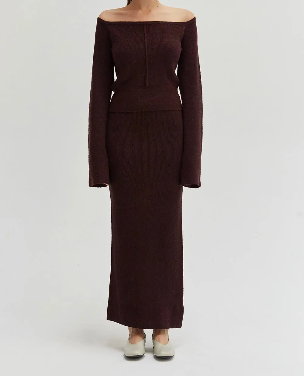BELLA SWEATER SET MAXI SKIRT