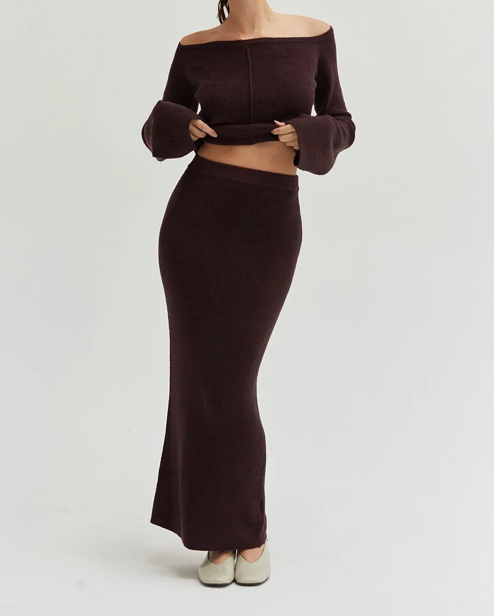 BELLA SWEATER SET MAXI SKIRT