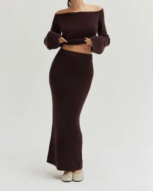 BELLA SWEATER SET MAXI SKIRT