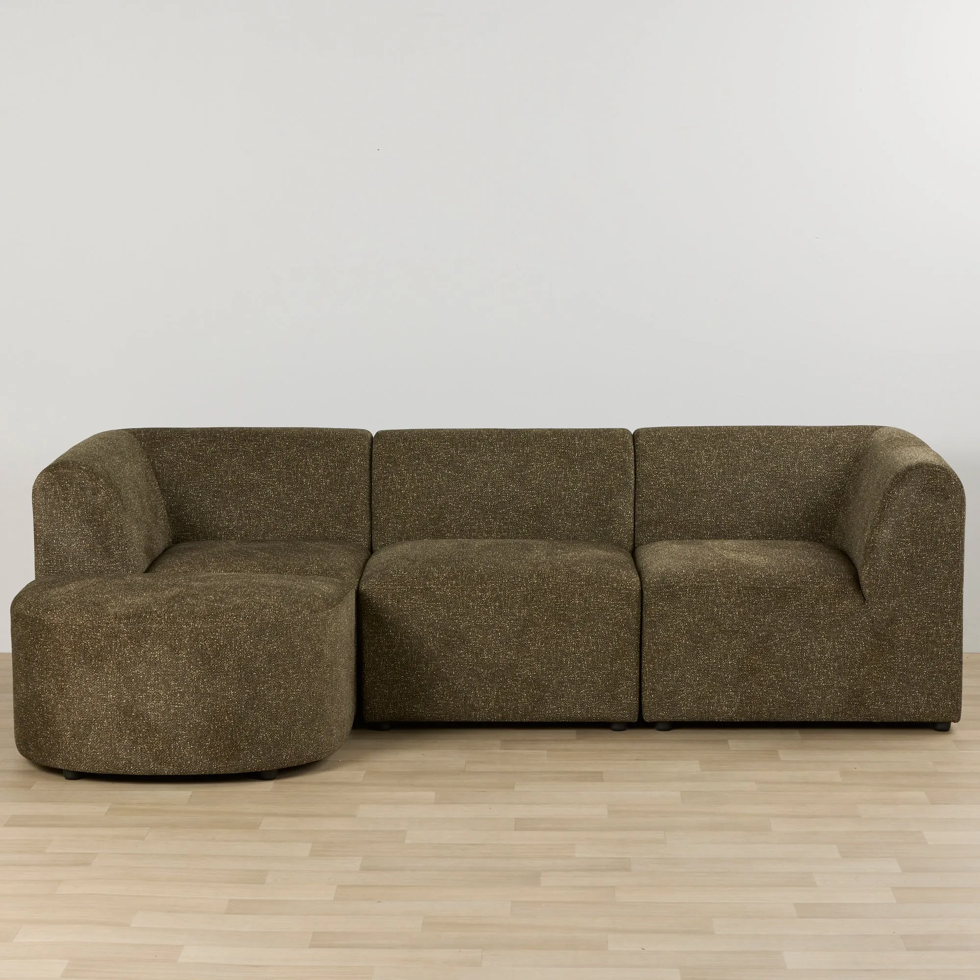 Bernie 3-Seat Sofa - Olive