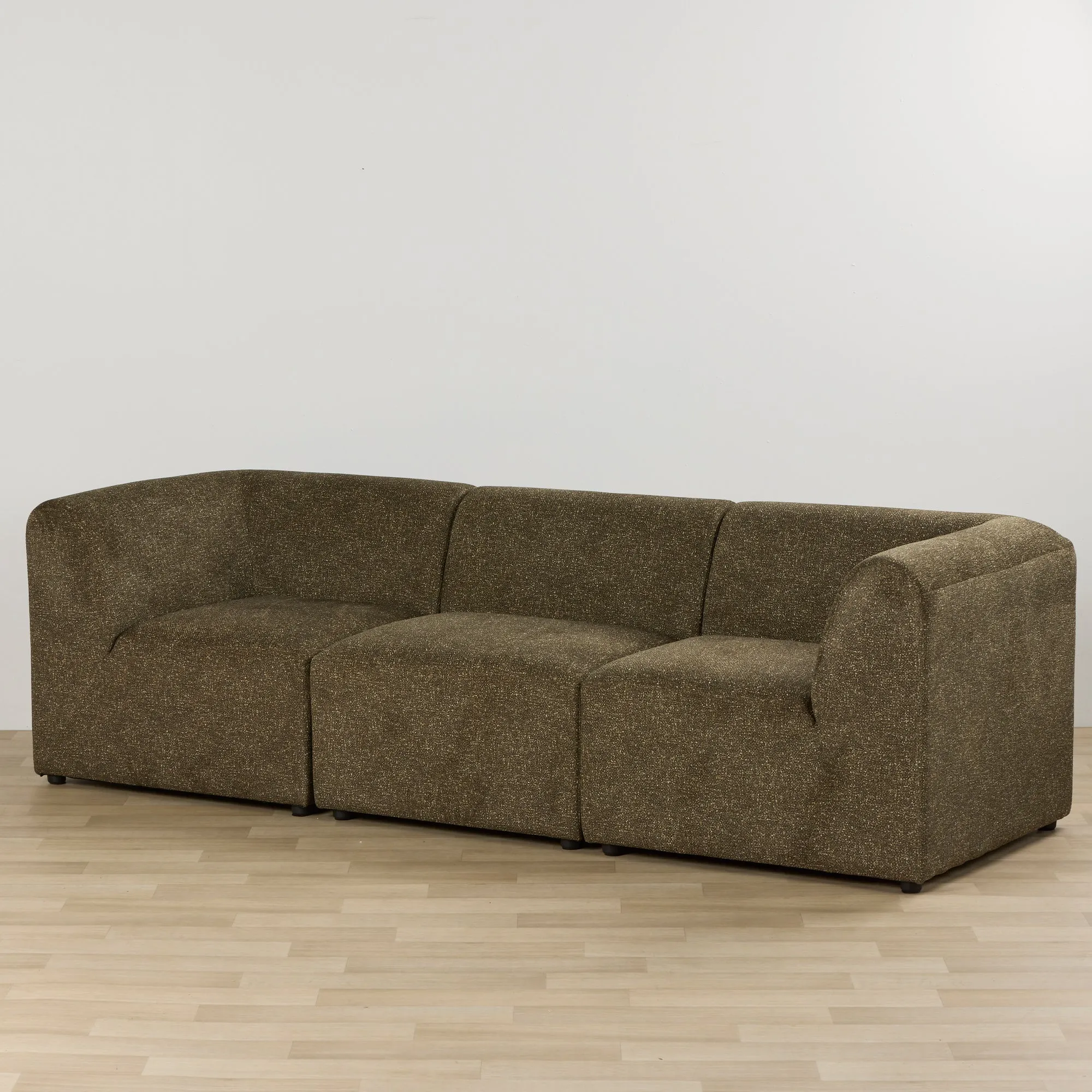 Bernie 3-Seat Sofa - Olive