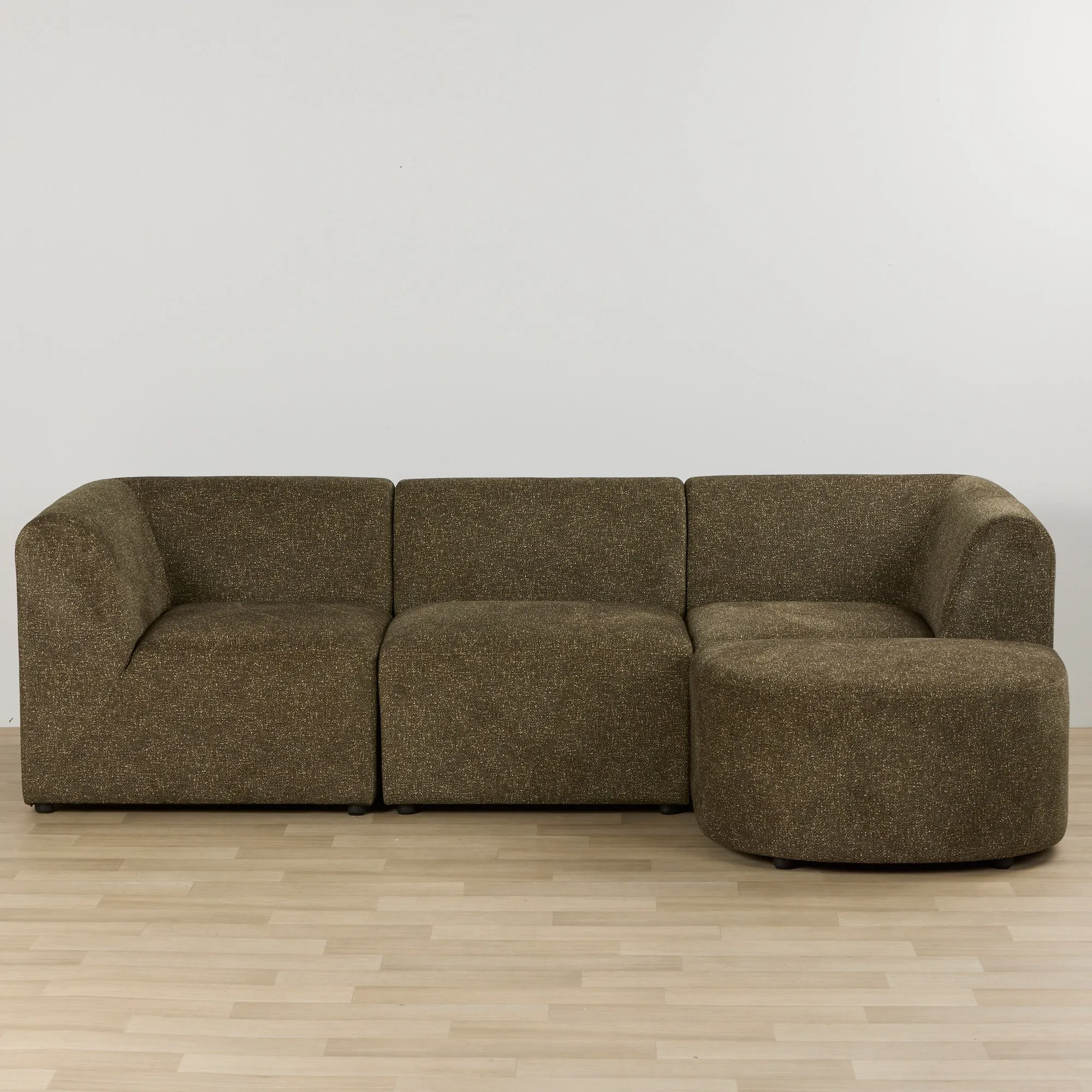 Bernie 3-Seat Sofa - Olive