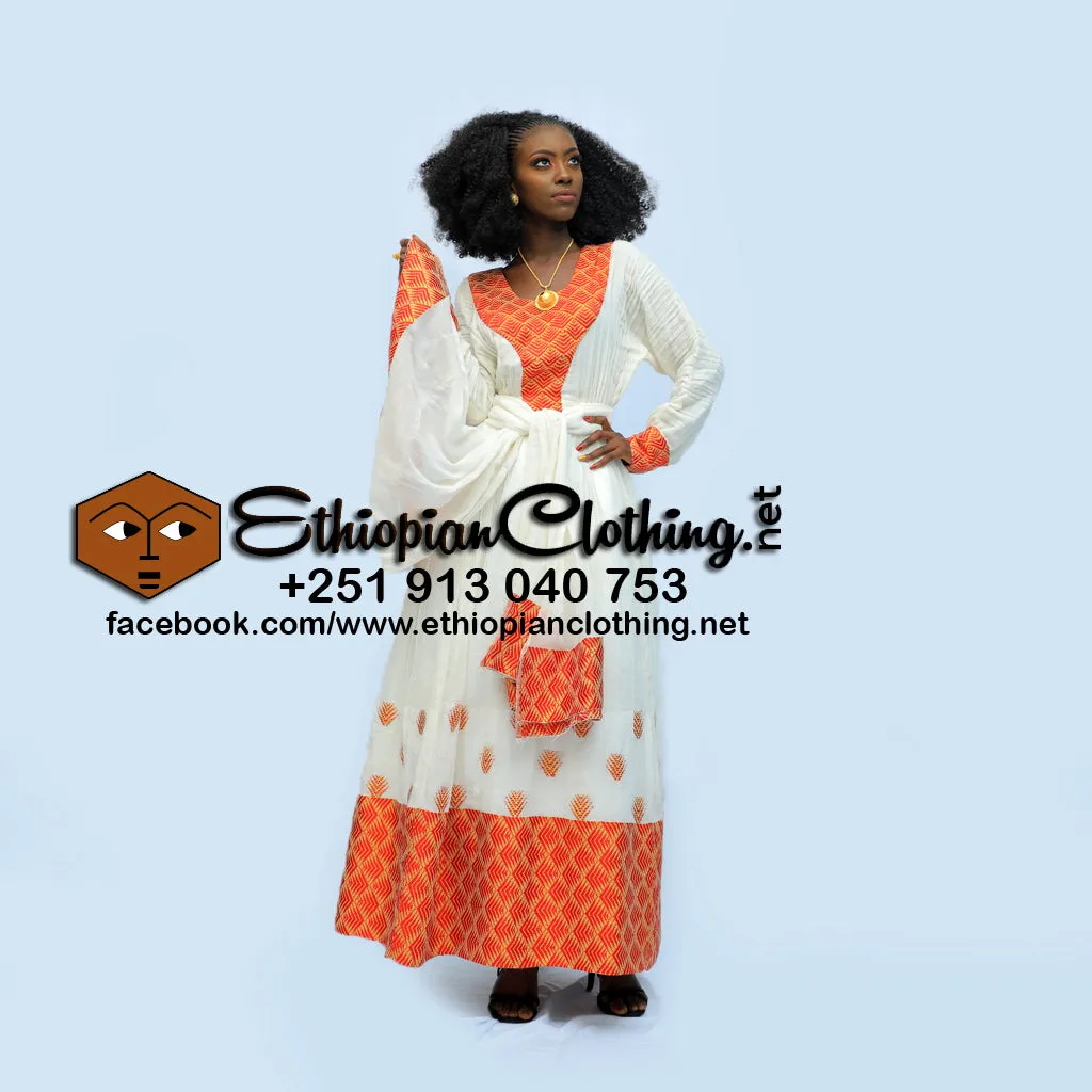 Bitanya Ethiopian traditional dress new style
