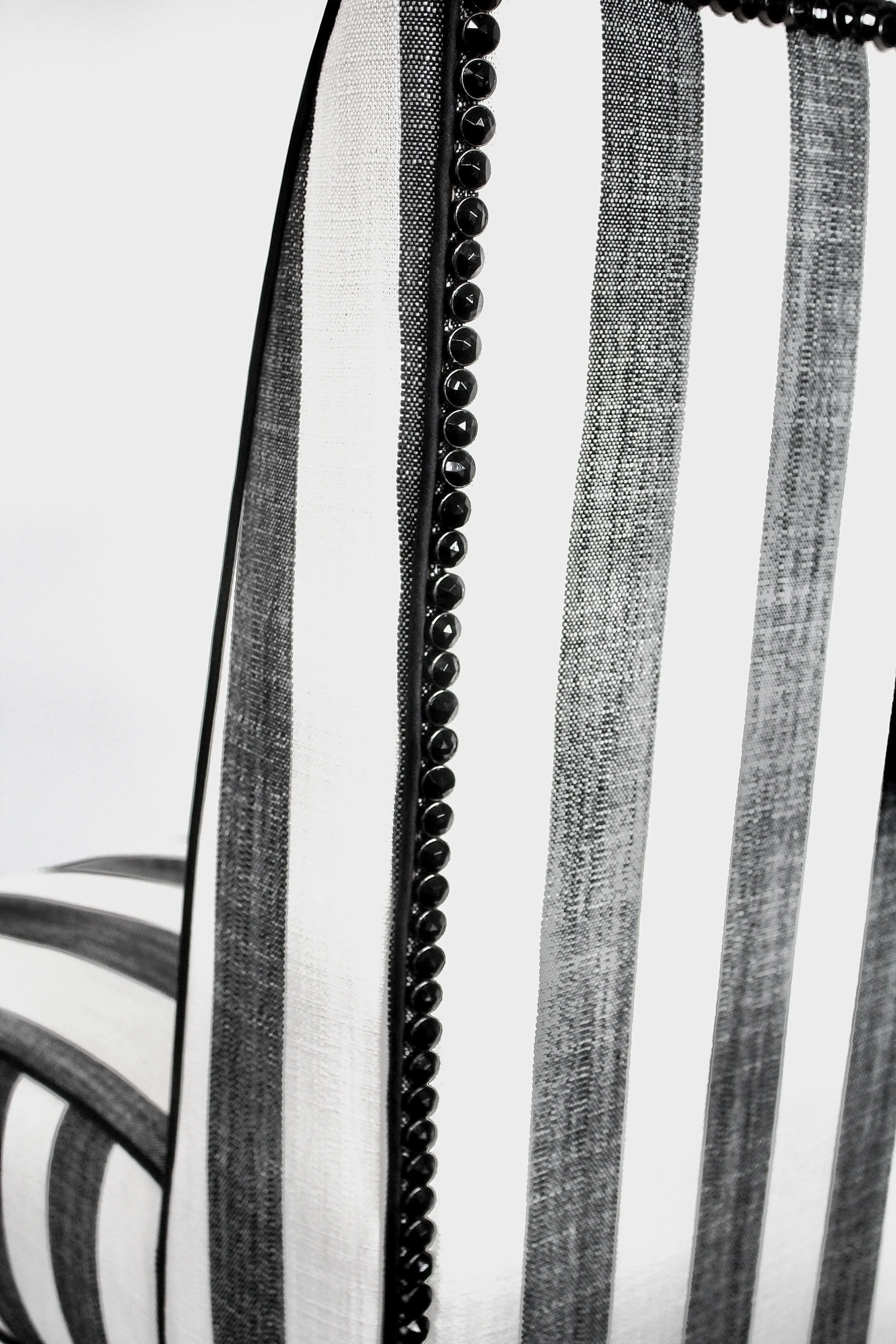 Black Diamond Crystal Upholstery Tack