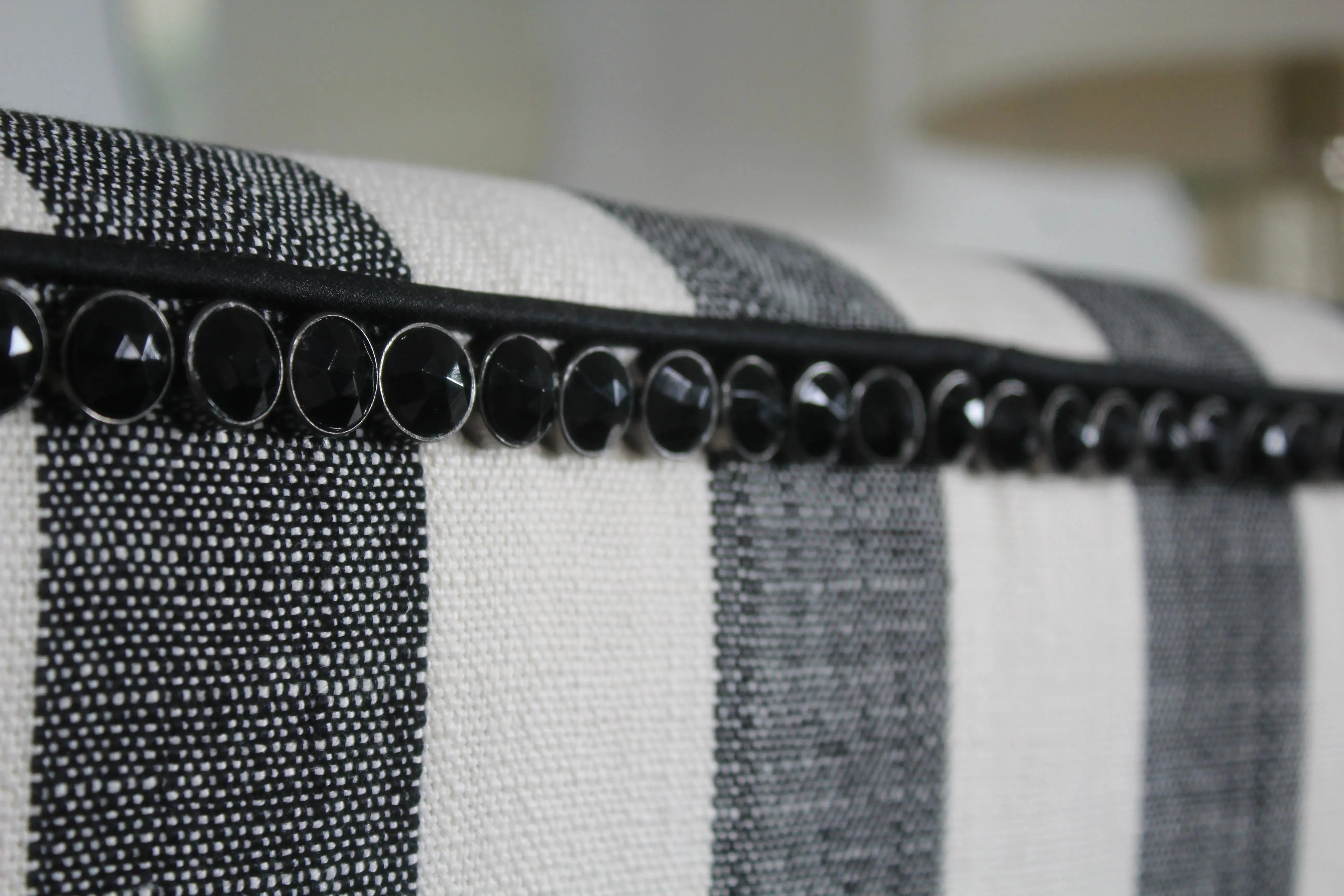 Black Diamond Crystal Upholstery Tack