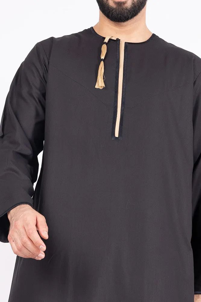 Black Habeel Thobe