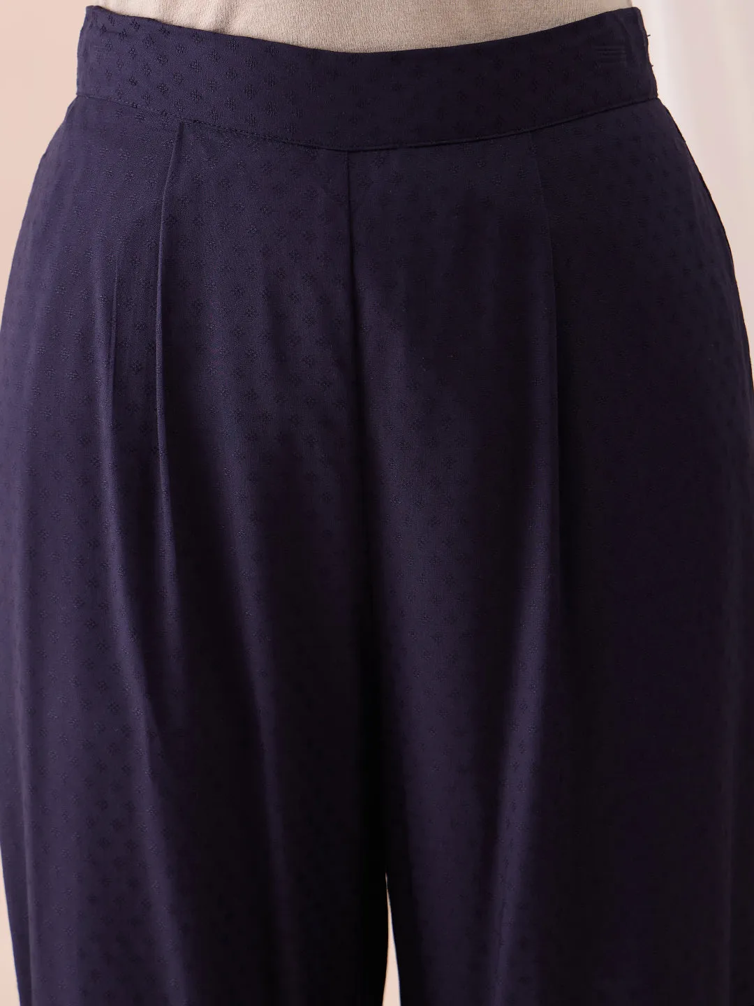 Black Roll-Up Sleeves Tunic With Roll-Up Pant