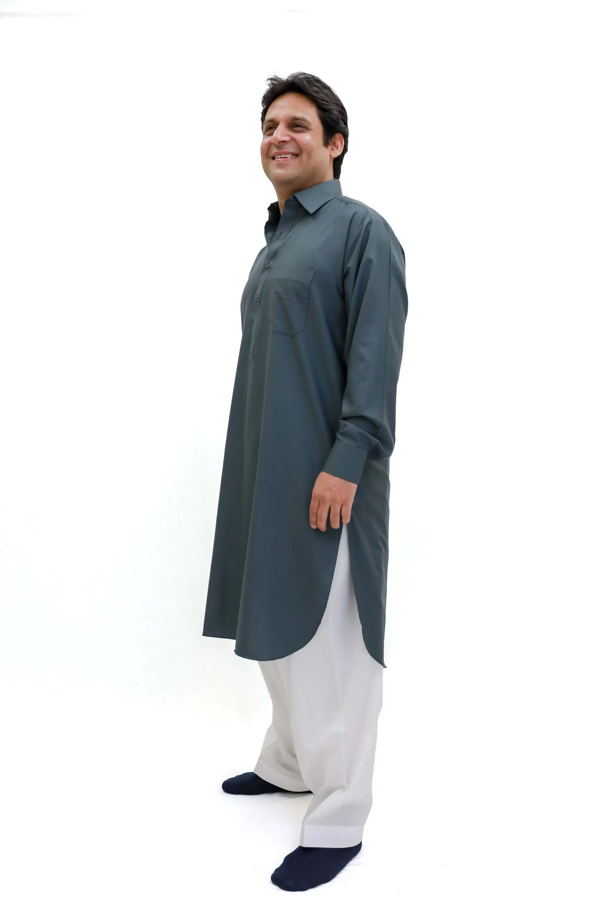 Blue Grey Men's Shirt