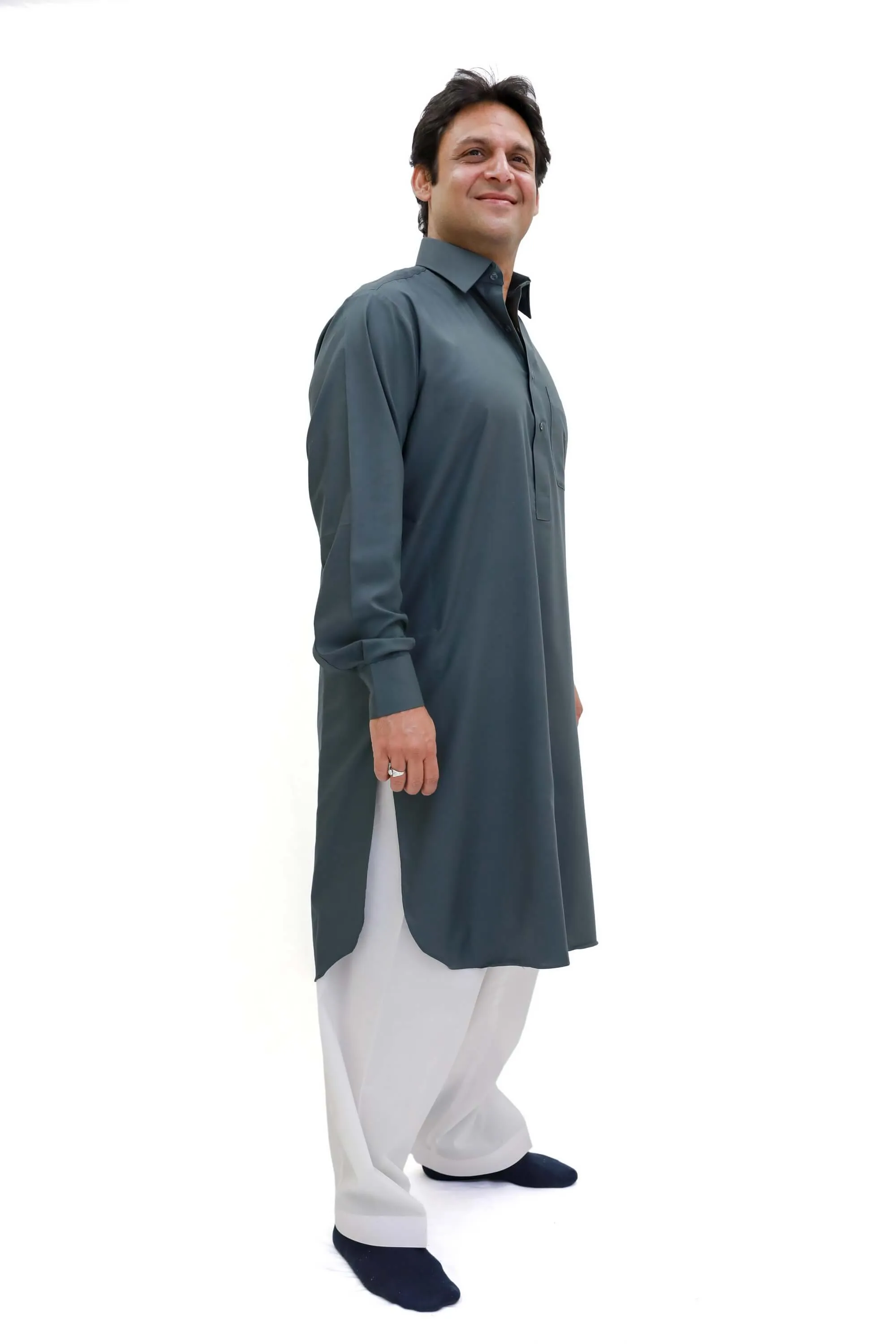 Blue Grey Men's Shirt