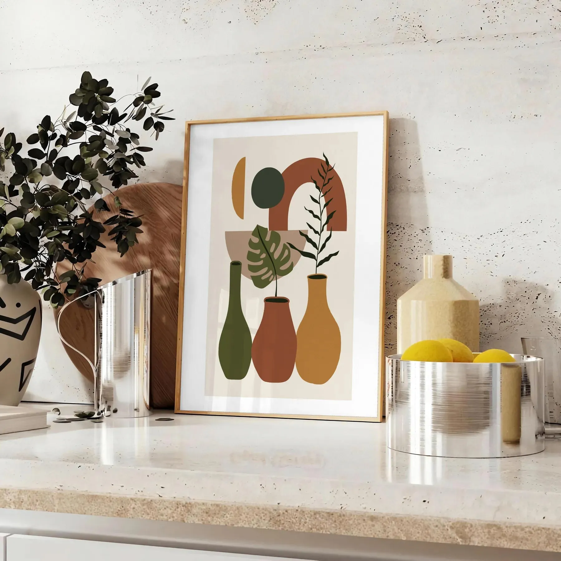 Bohemian Abstract Print