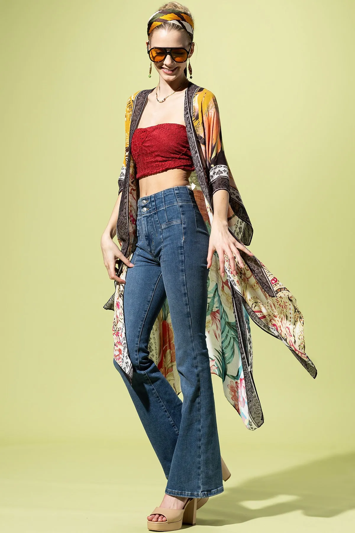 Bohemian Blossom Kimono
