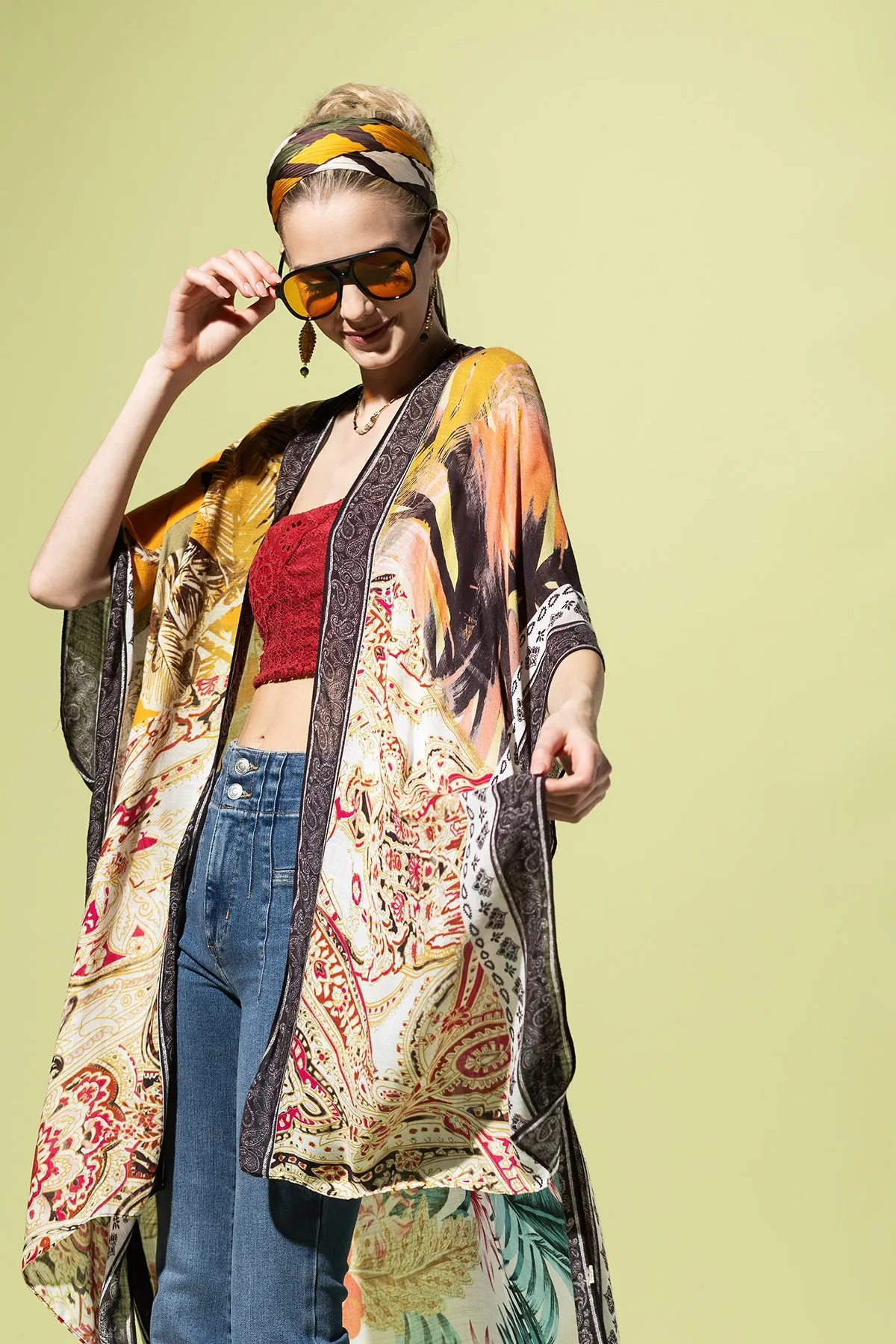 Bohemian Blossom Kimono