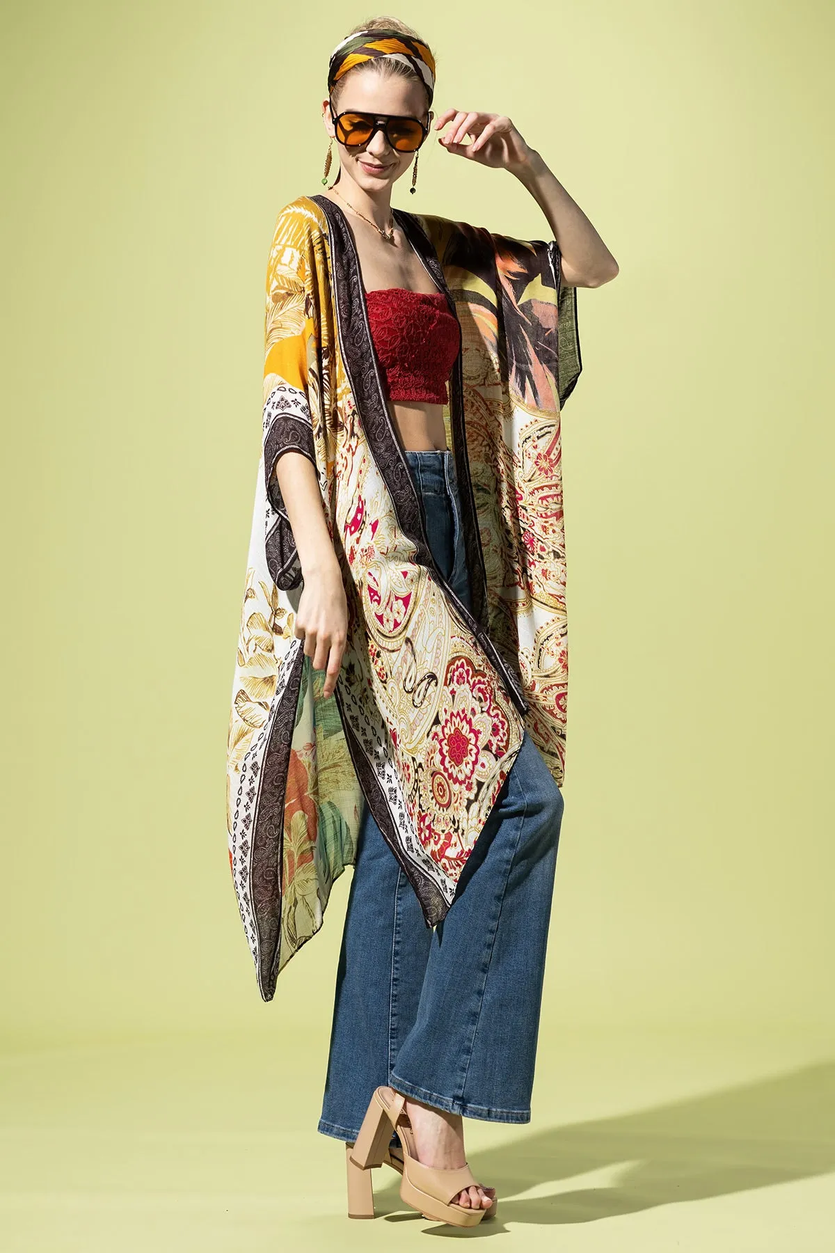 Bohemian Blossom Kimono