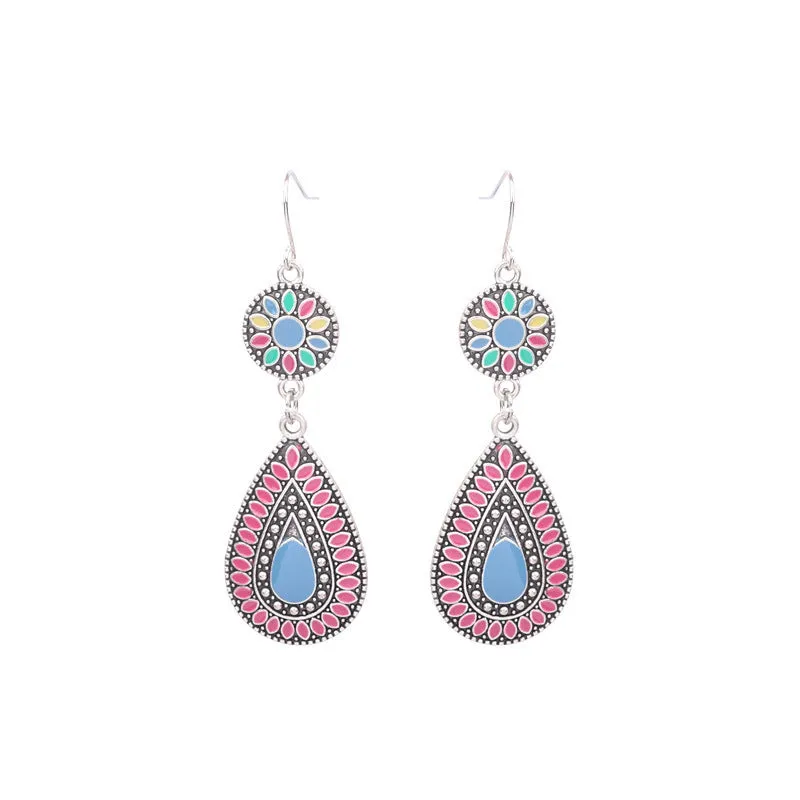 Bohemian Drip Tassel Earrings