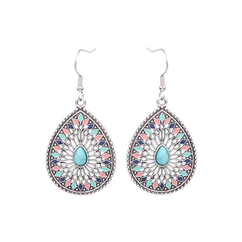 Bohemian Drip Tassel Earrings