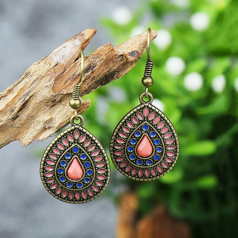 Bohemian Drip Tassel Earrings