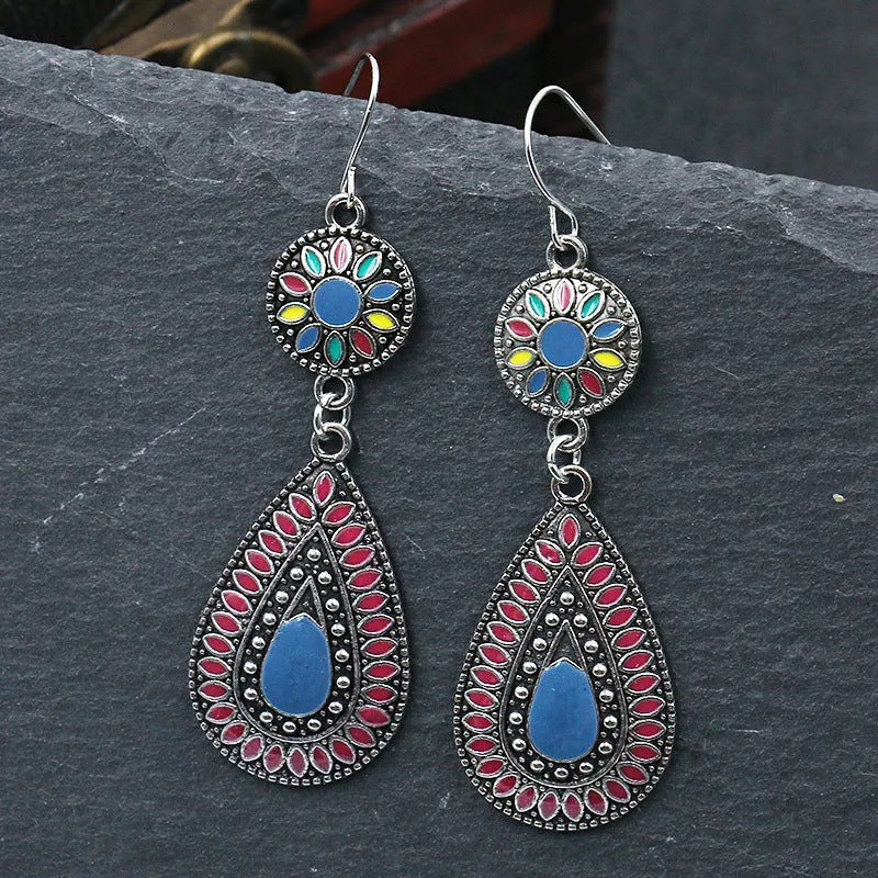 Bohemian Drip Tassel Earrings