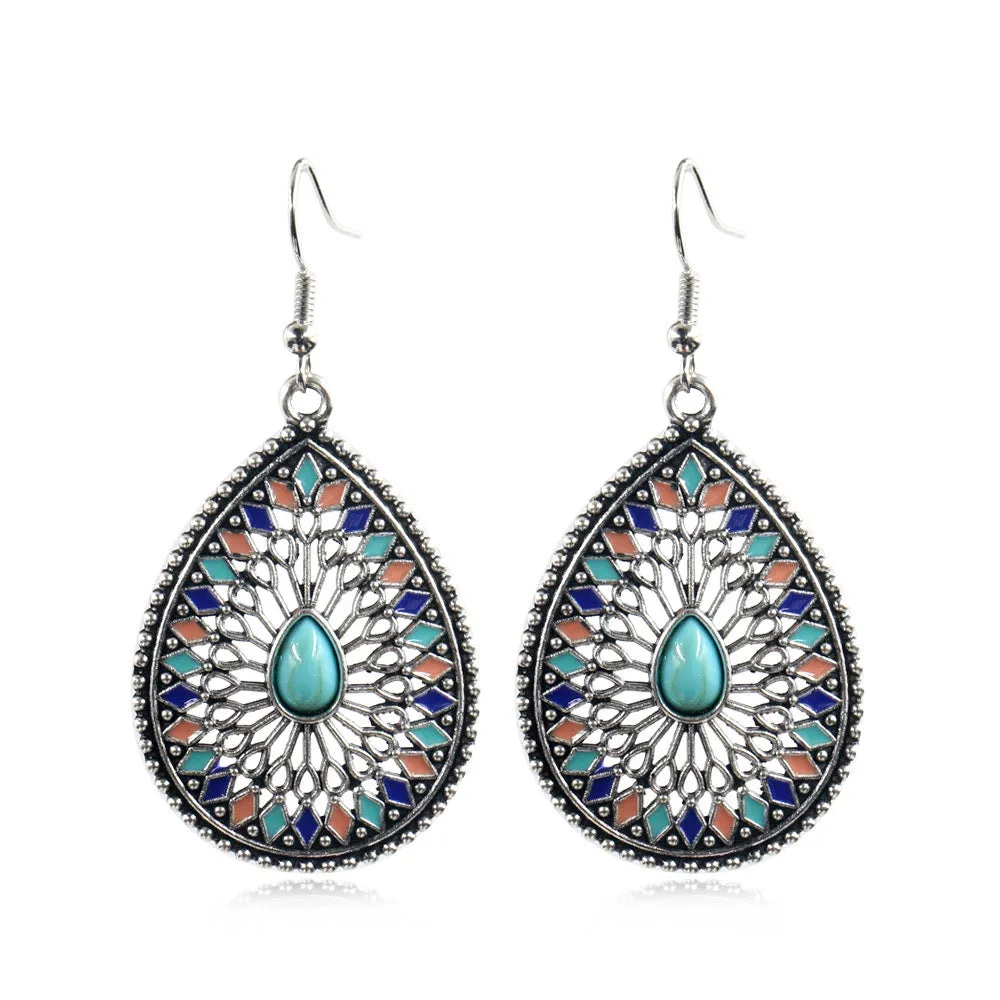 Bohemian Mizhu Tassel Vintage Earrings