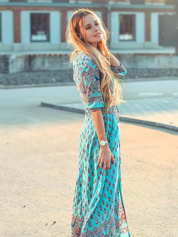 Bohemian Print Dress