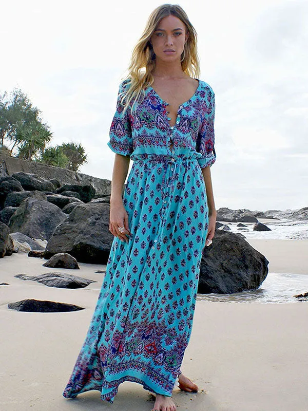 Bohemian Print Dress
