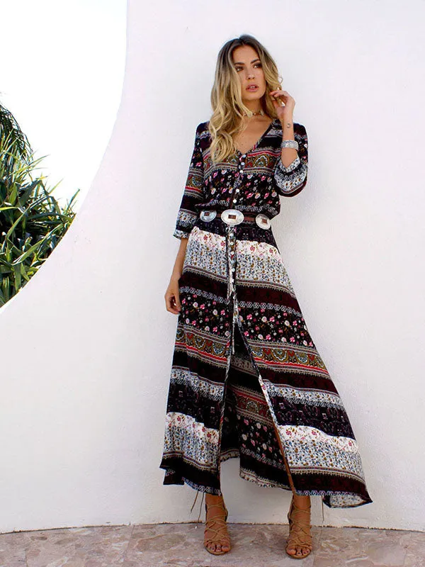 Bohemian Print Dress