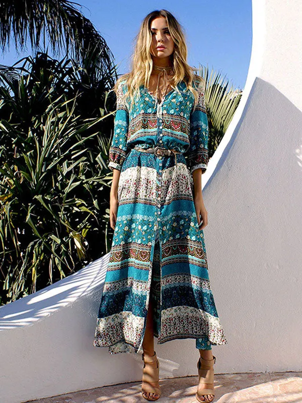 Bohemian Print Dress