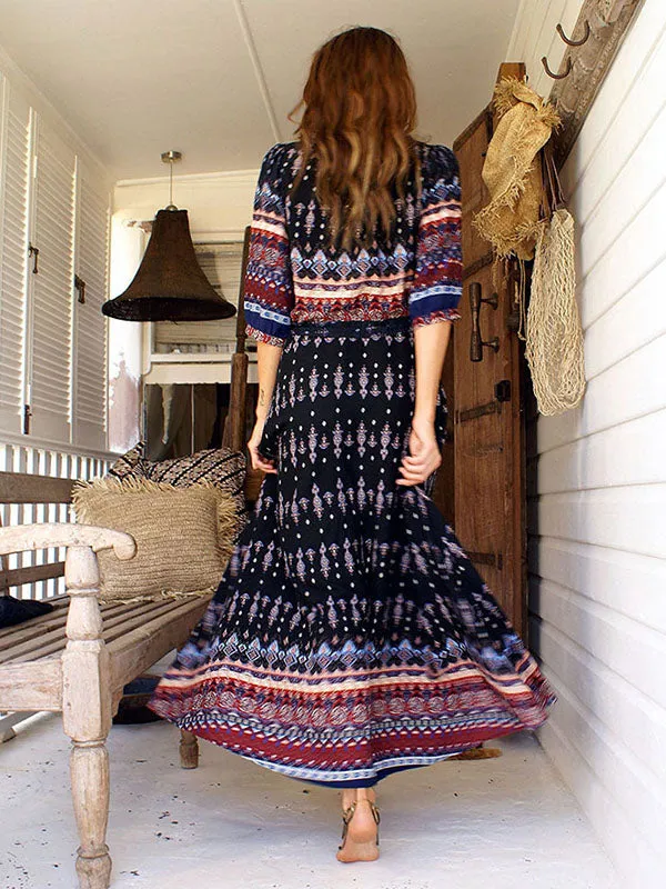 Bohemian Print Dress