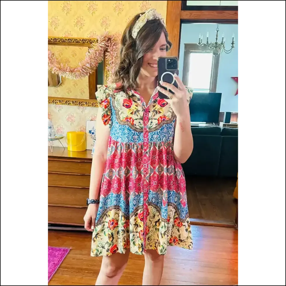 Bohemian Rose Floral: Dress so Good, It's Practically Illegal  🌹