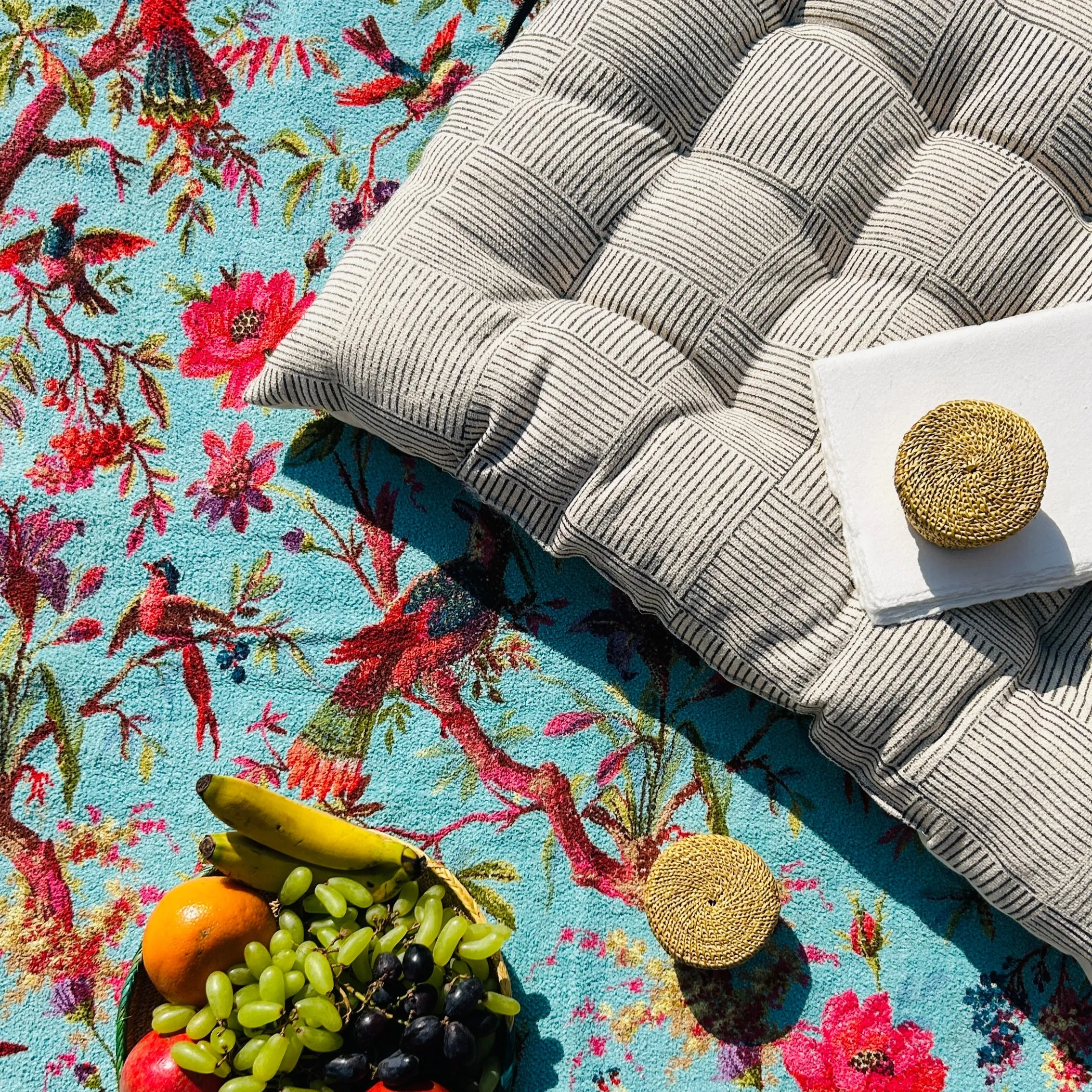 Bohemian Tufted Floor Cushion