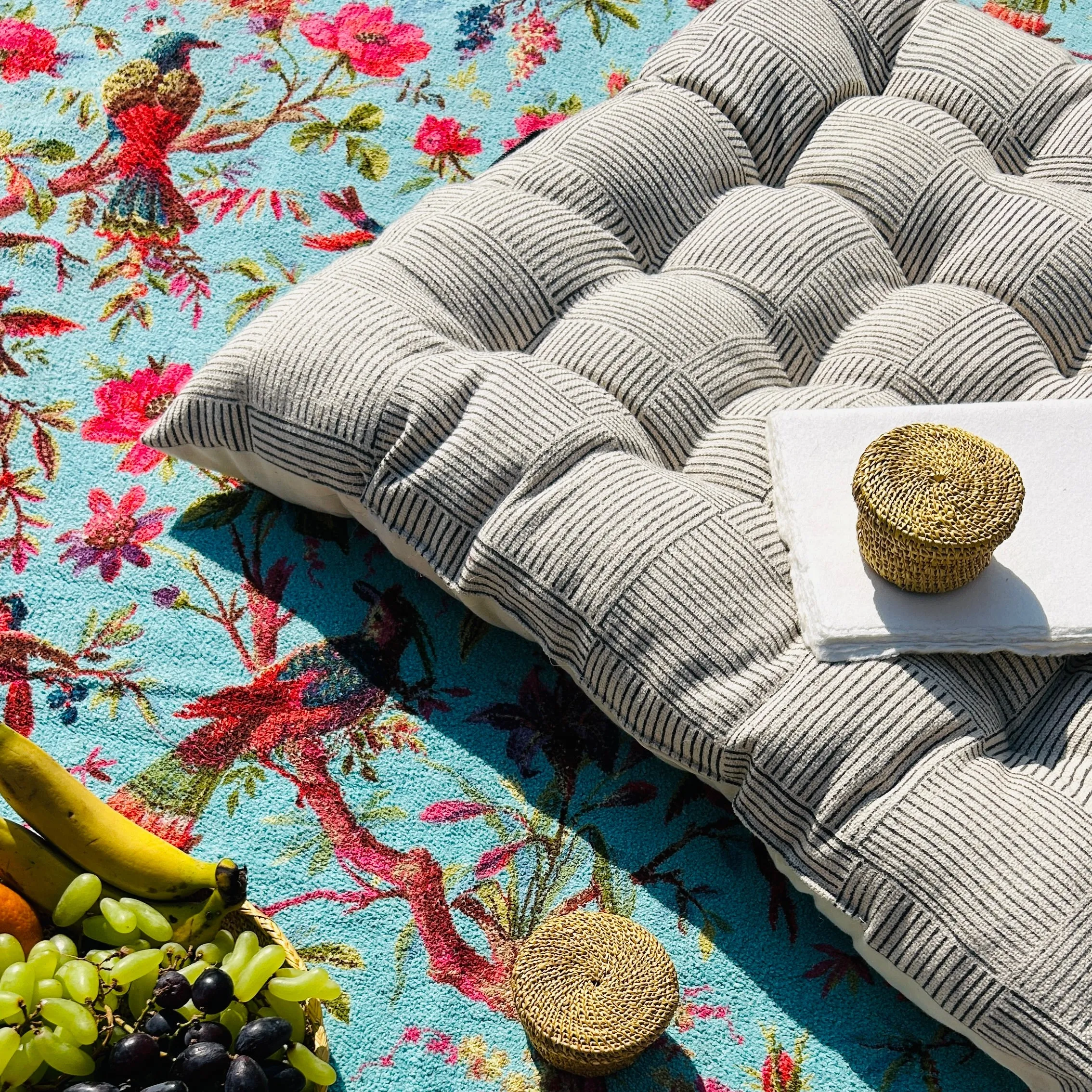 Bohemian Tufted Floor Cushion