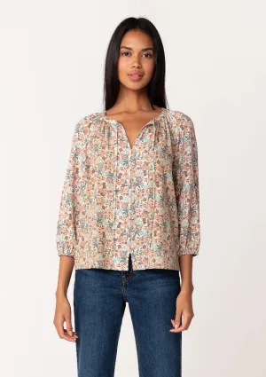 Bohemian Vintage Floral Long Sleeve Blouse