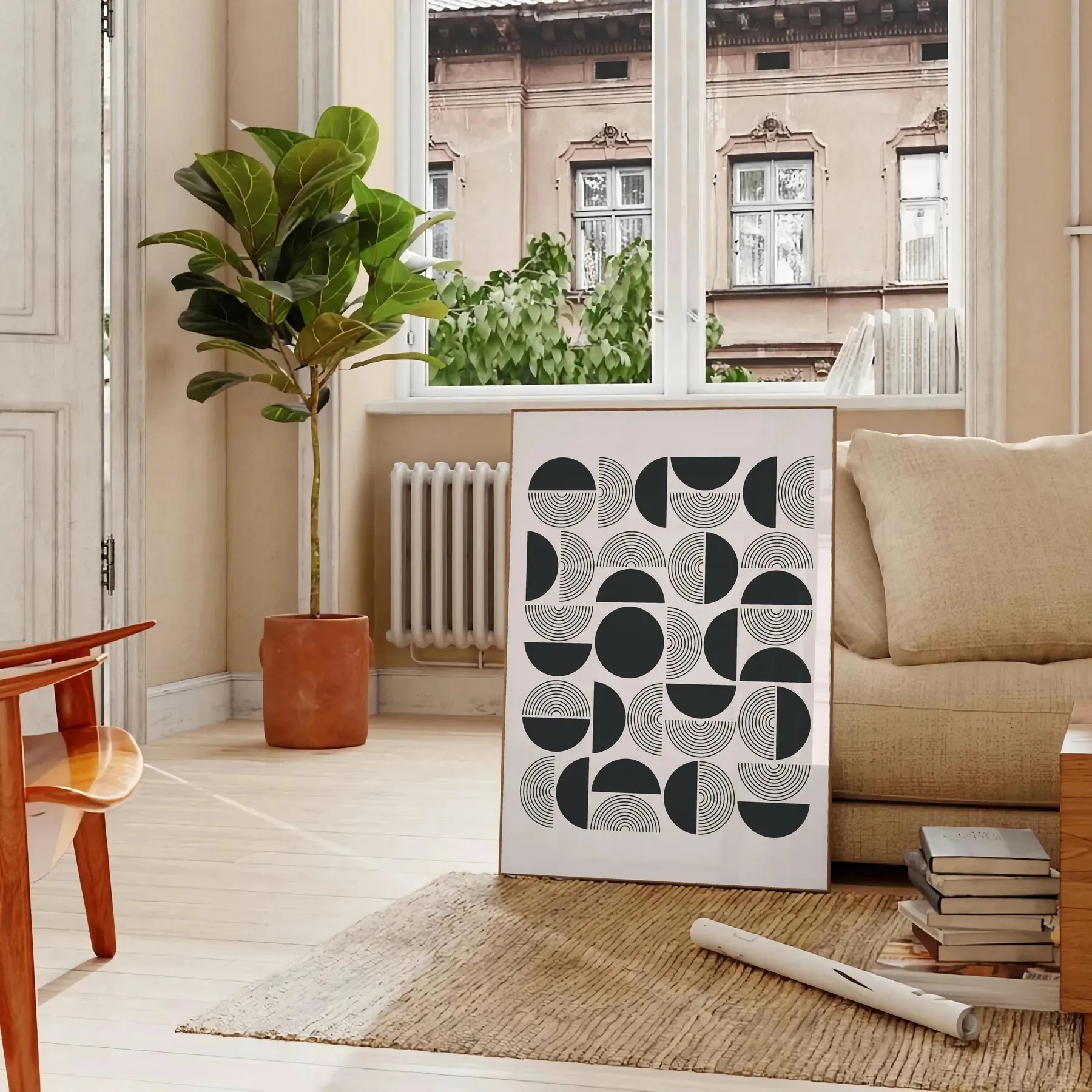 Boho Abstract Print Bohemian Wall 7