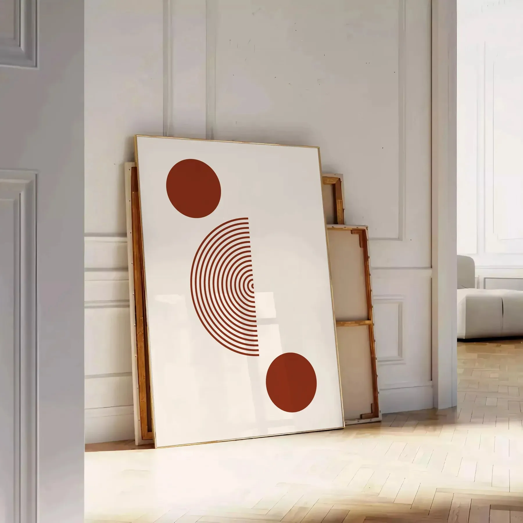 Boho Abstract Print Bohemian Wall Art 6